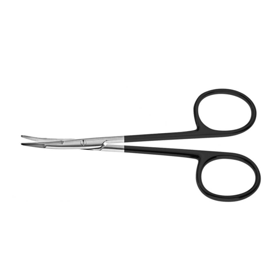 Kaye Serrated Supercut Scissors, 4-1.2 in (11.5cm), Curved